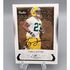 Tyrell Sutton Rookie Card Autographed Green Bay Football Trading Card